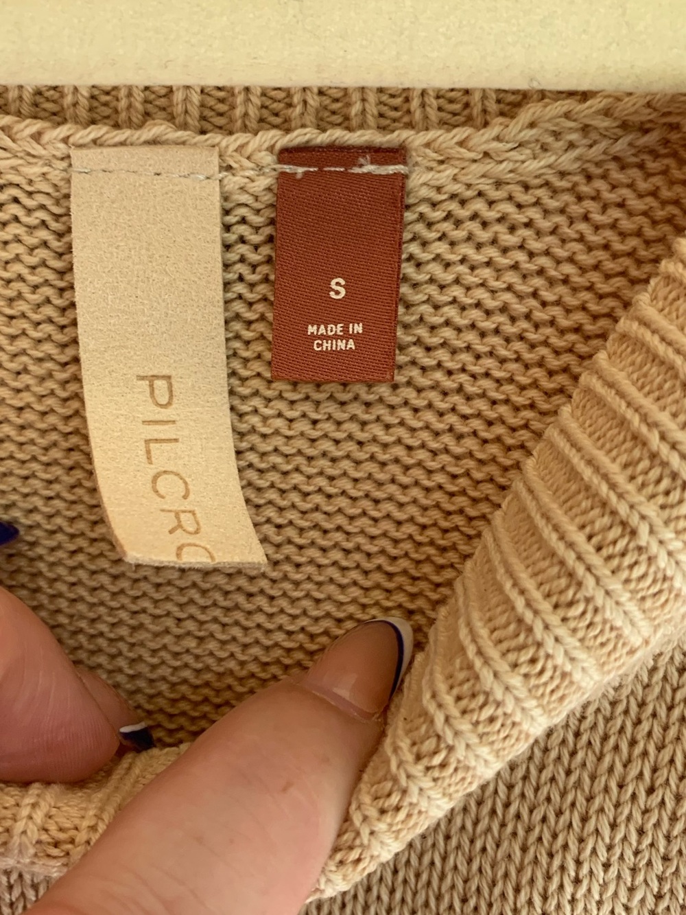 Anthropologie Pilcro Knit Making Waves Tank Sweater - Picture 6 of 7